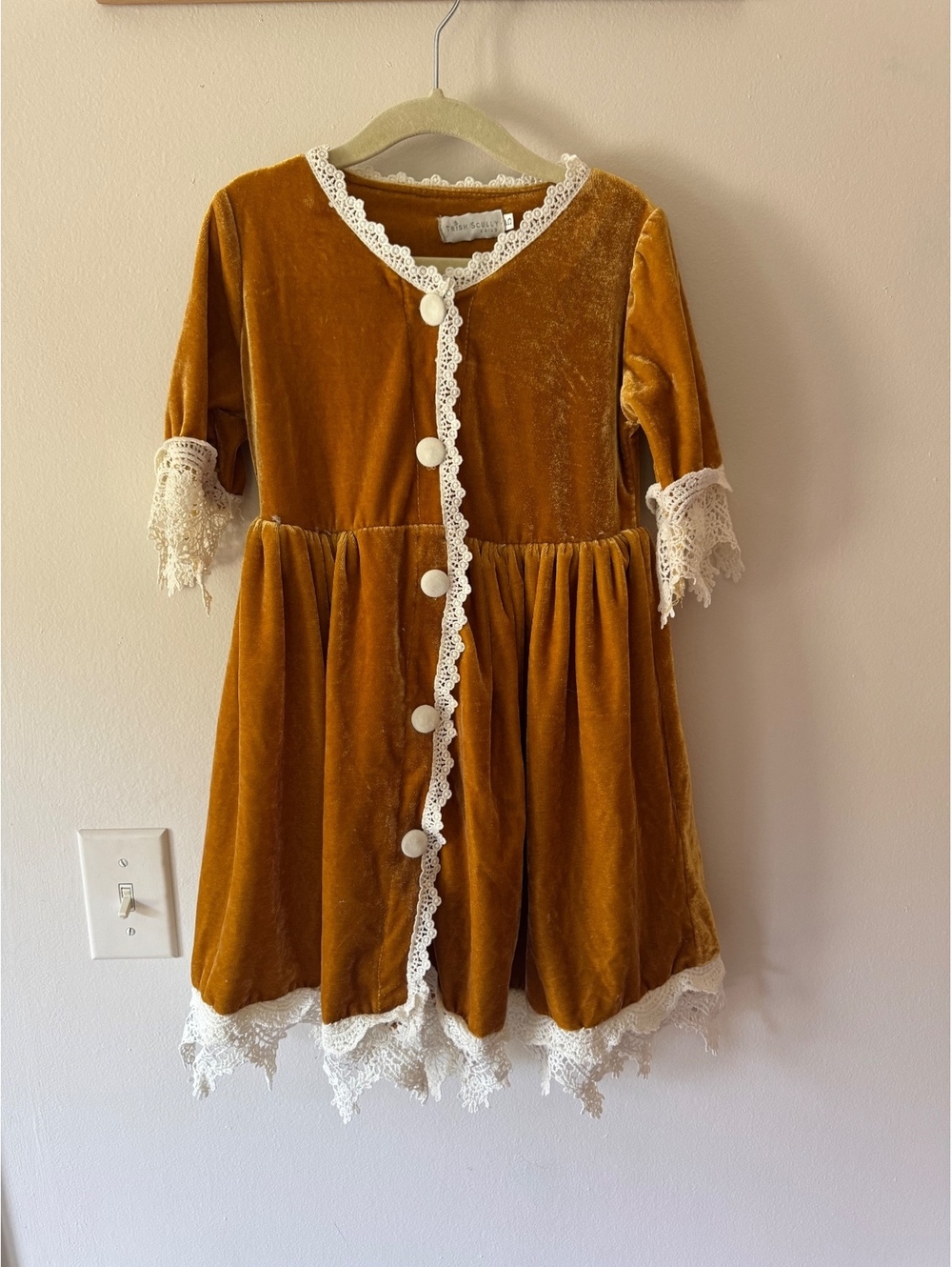 Trish Scully size 5 Velvet Frock Dress